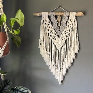Boho macrame wall hanging